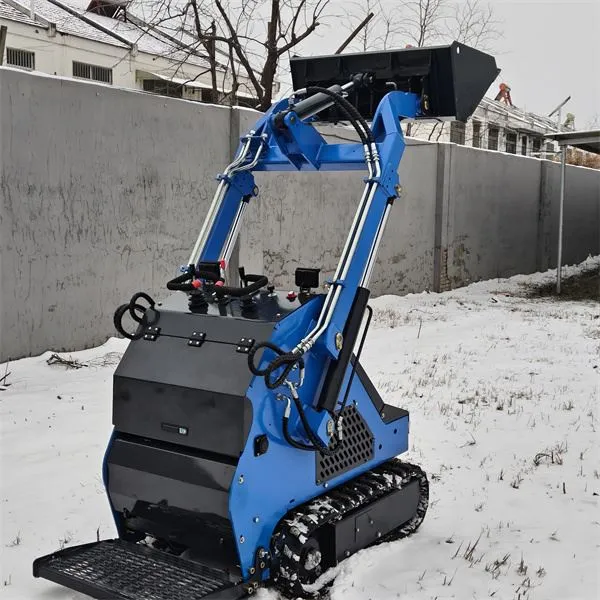 Blue Electric Skid Steer Loader factory